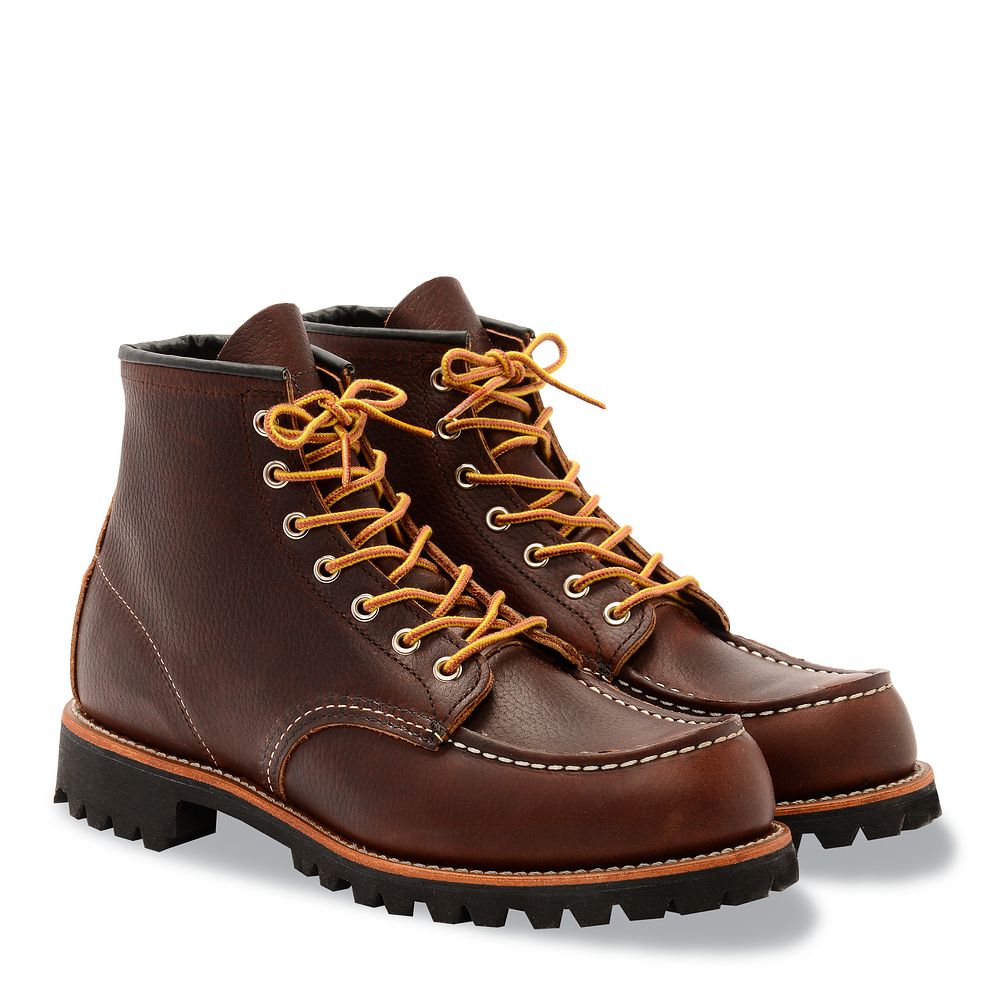 Roughneck | - Briar - Men's 6-Inch Boots in Briar Oil-Slick Leather ...